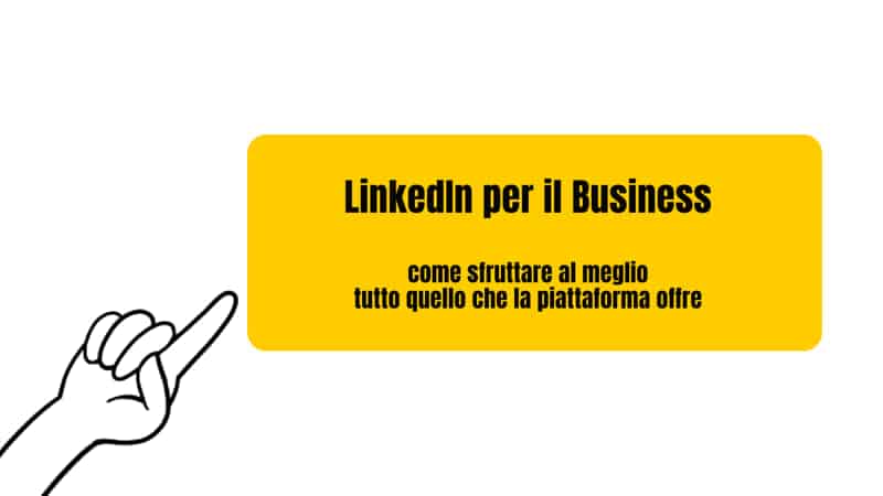 uomo che fa business linkedin