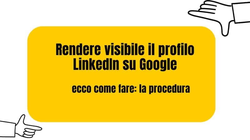 visualizzare profilo linkedin google