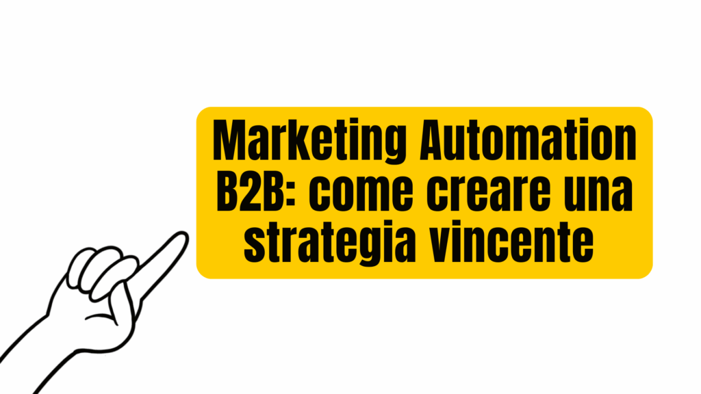 Marketing automation Business to Business