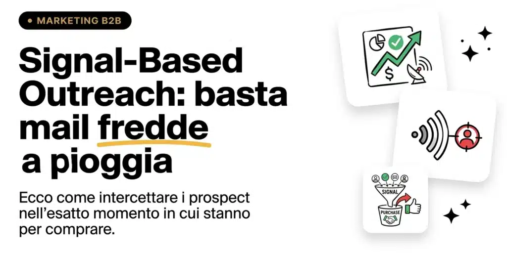 ecco come fare signal based outreach