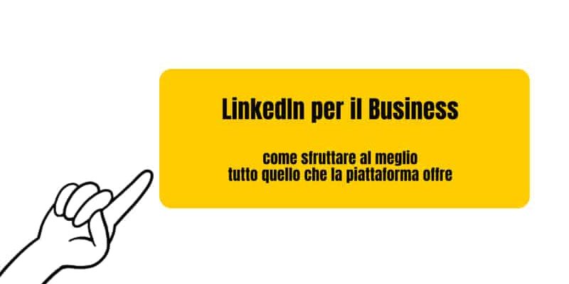 uomo che fa business linkedin