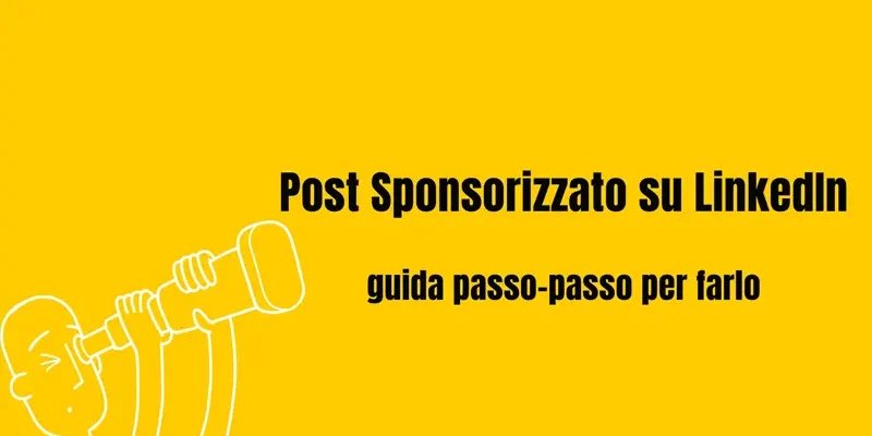 post sponsorizzato su linkedin